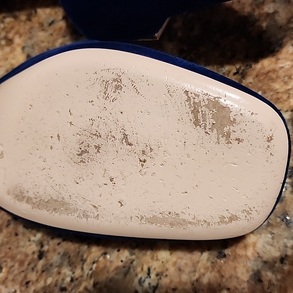 Gucci Madelyn Crystal Logo Cobalt Mules - SZ 40 - Picture 13 of 17